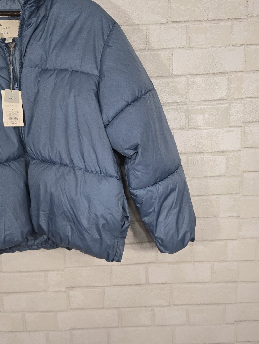 NWT a new day water resistant puffer jacket - Picture 5 of 15